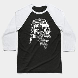 Viking Skull Dead Man Baseball T-Shirt